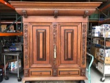 Vintage Dresser Cabinet Hutch 6ft Tall