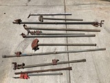 Lot of Pipe Benders, Clamps, Concrete Tools