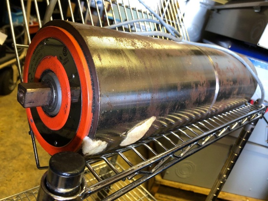 Van Der Graaf Power Conveyor Belt Roller - Untested