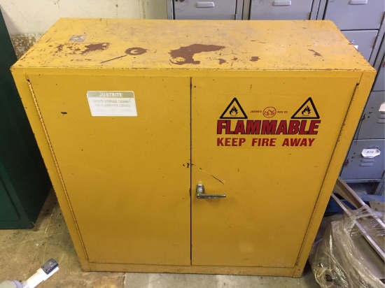 Yellow Fire Cabinet 45 in Tall