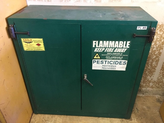 Green Fire Cabinet 45in Tall