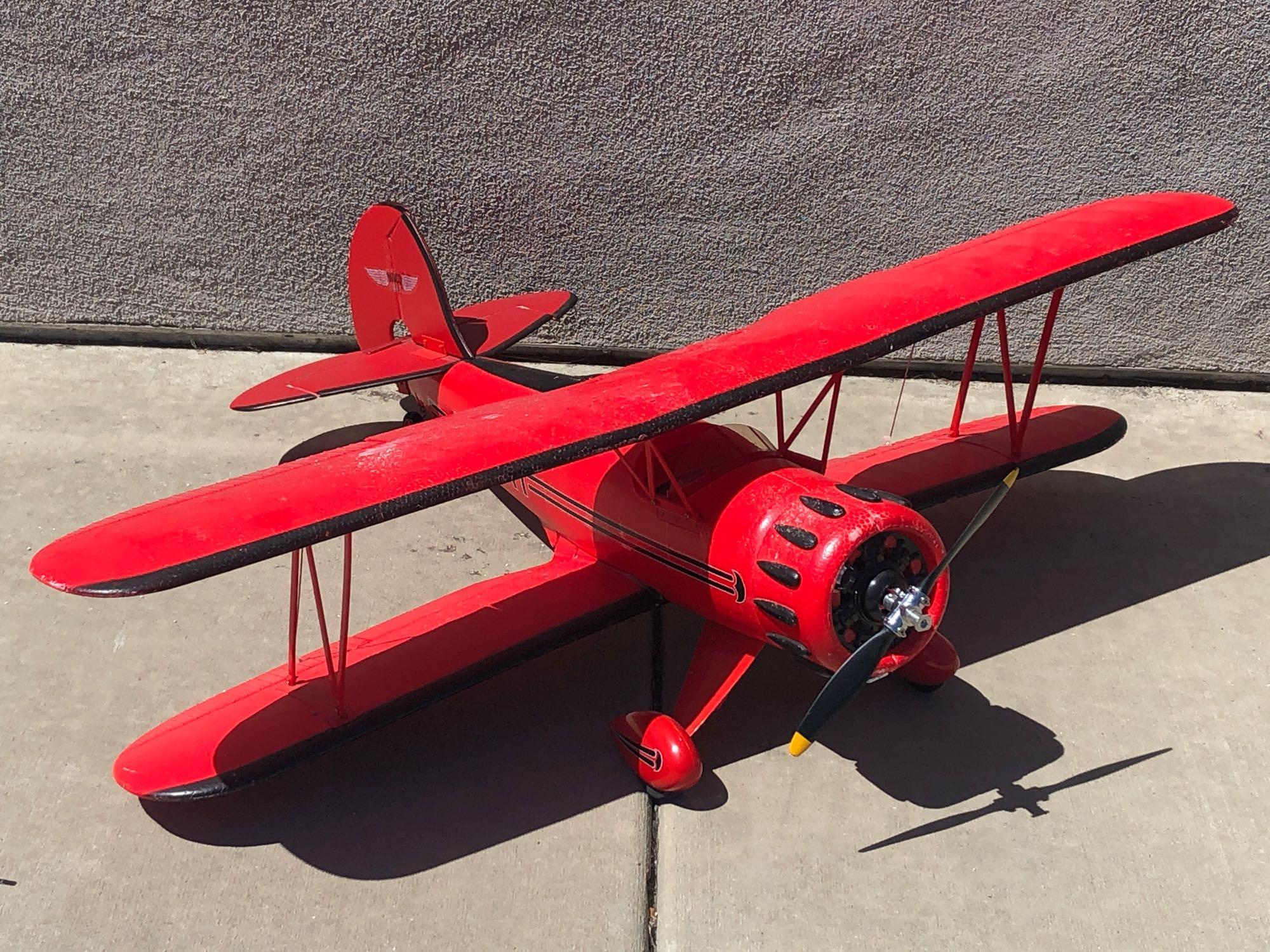 Foam rc fashion biplane