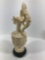 Alabaster Classic Figure Statue by A. Santini 18 inches Tall