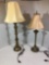 Fancy Lamps 30in and 34in Tall