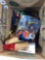 Lot of Misc, Cigar Box, Superman Video Game, Yoda String Lights