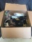 Box of Hunting Supplies Holsters