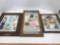 Framed Vintage Sewing Supplies 3 Units