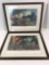 Currier and Ives Life Of a Fireman Framed 2 Units