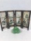 Small Chinese Wall Divider Jade Buddha 2 Units