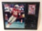 Joe Montana Plaque with Photo & Score Football Card