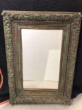 Vintage Heavy Mirror 27 inches Tall 38 inches wide