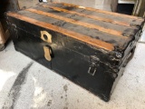 Vintage Storage Chest with Contents