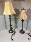 Fancy Lamps 30in and 34in Tall