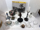 Box of Miscellaneous Antiques, Housewares, Collectables