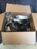 Box of Hunting Supplies Holsters