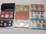 United States Mint Coin Proof Sets 1964, 1971, 1973, 1974, 1977