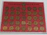 The Franklin Mint 1968 Presidential Hall of Fame Commemorative Coin Set