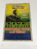 Poster Says Johnny Cash Dec 26 1958