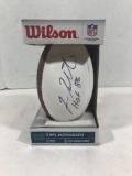 Mini Football Signed Says Fran Tarkenton