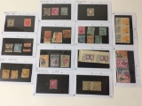 Antique Vintage Foreign Postage Stamps