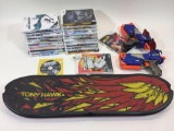 Video Games & Accessories, Wii Games, Tony Hawk Board Controlller with Game, Nerf Guns with Game