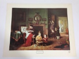 Art Print 23x29in says Children Playing at Doctors by Frederick Daniel Hardy