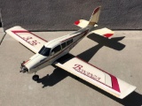 RC Airplane FliteCraft Bonanza A36 N710JT Wood Remote Control Plane