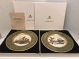 Pickard China Lockhart Birds Limited Edition Plates, 2 Units