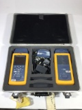 Fluke Networks DSP-4000 Cable Analyzer, DSP-4000SR Smart Remote with Attachments in Carrying Case