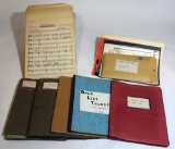 Lot of 1900s Sheet Music and Song Lyrics