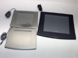 3 Wacom Graphics Tablets, Various Sizes