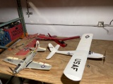 Small RC Remote Control Airplanes & Parts 4 Units