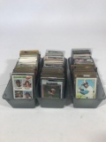 3 Trays Of MLB Baseball Cards, Signature Cards and Game Used Cards