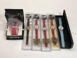 6 Units Disney Watches, Tinkerbell, Mickey & Minnie, Sleeping Beauty