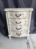 Wood Painted 4 drawer Chest of Drawers