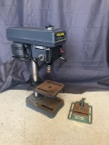 Central Machinery Drill Press & Pittsburgh 4in Drill Press Vise