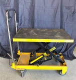 500lb Capacity Hydraulic Scissor Lift Table Cart