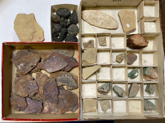 Lot of Stones & Fossils