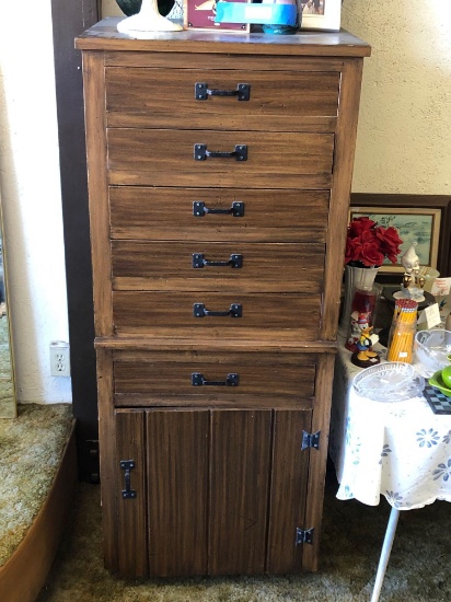 5.5ft Tall Swinging Door & Drawer Cabinet