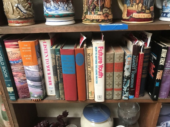Shelf of Vintage Books 41 Units
