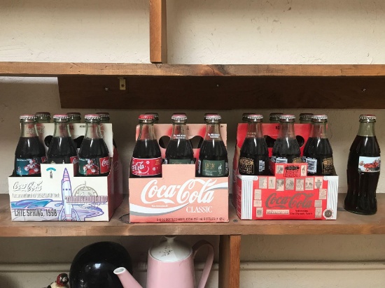6 Pack Coca Cola Sets 3 Units 1 loose Bottle