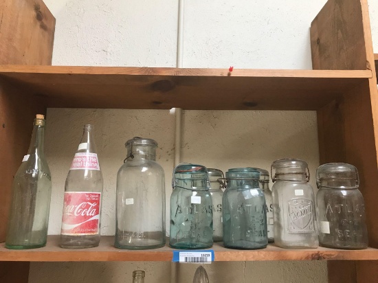 Shelve Of Bottles And Jars 9 Units