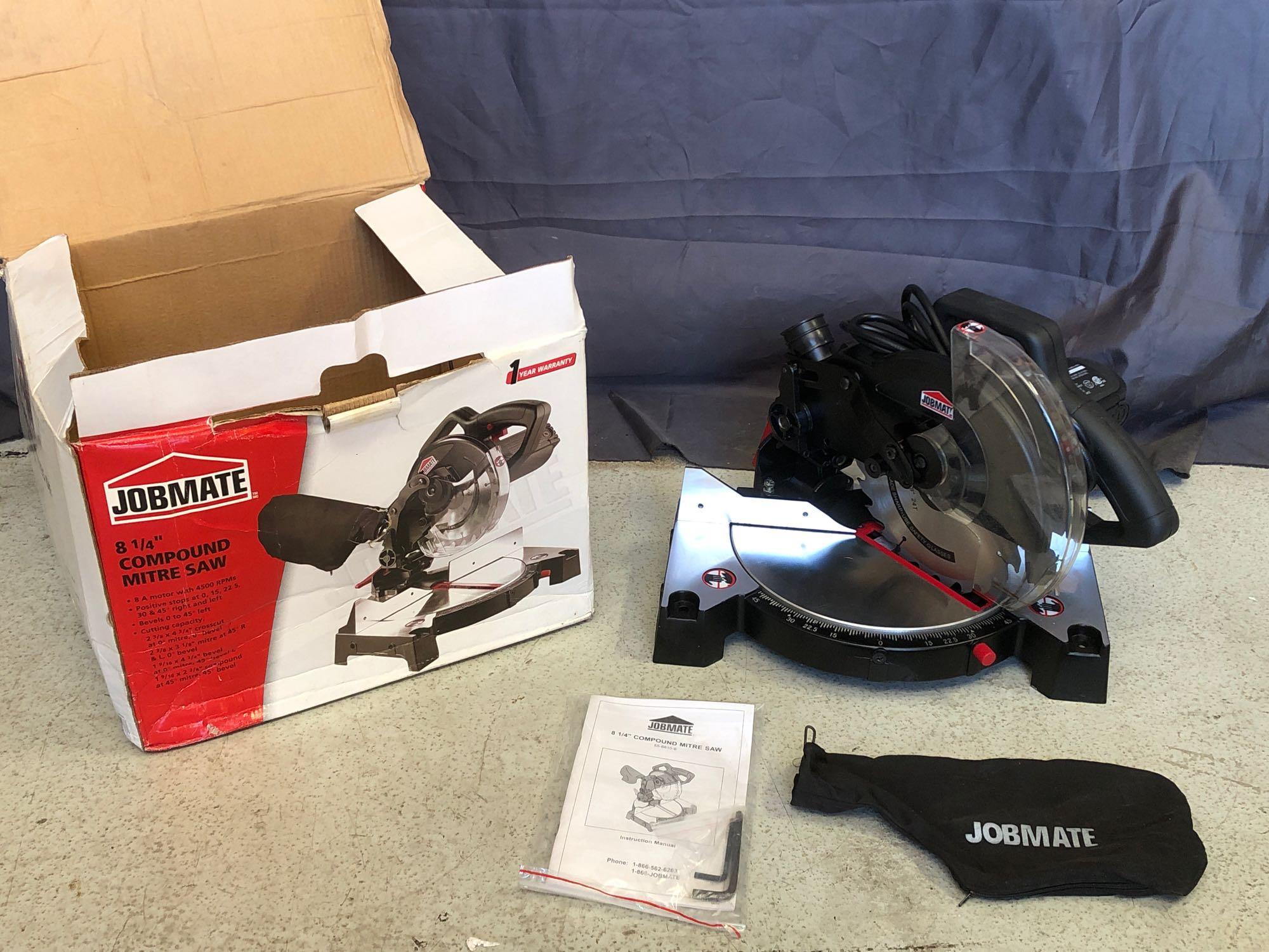 Jobmate 8 1 4 Inch Compound Mitre Saw Proxibid