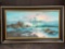 Signed Framed Canvas Painting Art 34x58in