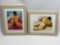 Pair of 2 Signed Framed Watercolor Paintings, Nude Art, by Dennis Peter Wymbs