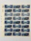 Error Stamp Sheet, Apollo Soyuz 1975 U.S. Postal Stamps