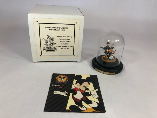 Barbershop Quartet 182/750 1995 Disneyana Convention Goebel Miniature w/ CoA