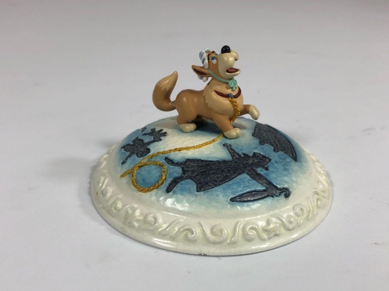 Peter Pan You Can Fly SIGNED Limited Edition Sculpture DC6 2000 Disney Showcase Collection