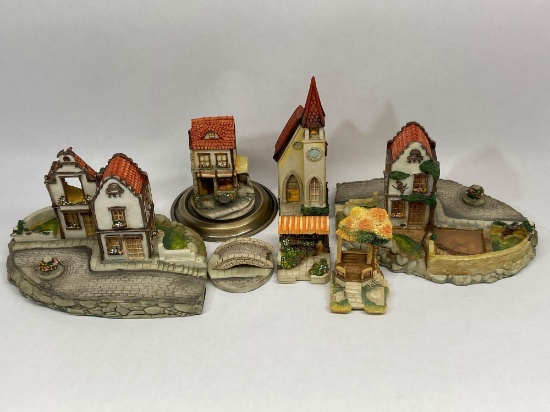 Goebel Bavarian Village Miniature Sculptures by Olszewski