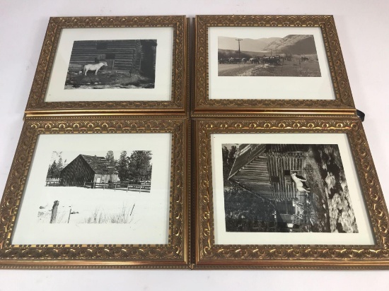 4 Framed Old Spokane Area Pictures